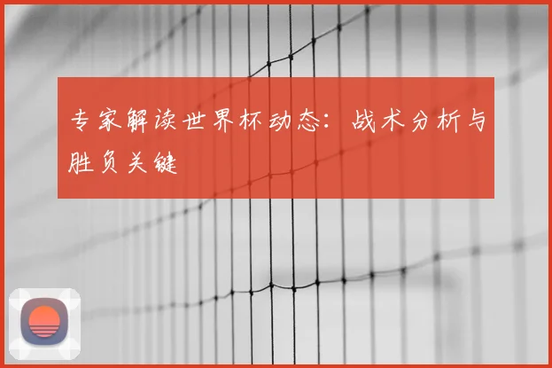 专家解读世界杯动态：战术分析与胜负关键